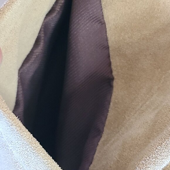 Coach 1941 Calf Suede Leather Woman's Jacket Size Large Tan Camel Blazer - Picture 9 of 12